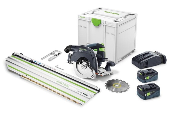 Festool Akumulatorowa ręczna pilarka tarczowa HKC 55 Li 5,0 EB-Set-FSK420 577675