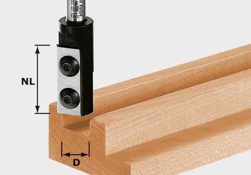 Festool Frez z płytkami wymiennymi do wpustów HW S8 D8/20 WP Z1 491078