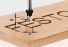 Festool Frezy do "pisania" HS S8 D11/60° 491002