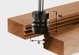 Festool Frez do materiałów klejonych HW S8 D34/NL32 491034
