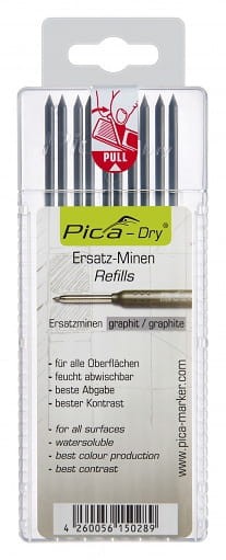 Wodorozpuszczalne grafitowe Wkłady do Ołówka 3030 PICA DRY MARKER 4030