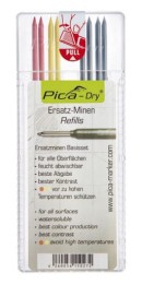 Wodorozpuszczalne kolorowe Wkłady do Ołówka 3030 PICA DRY MARKER 4020