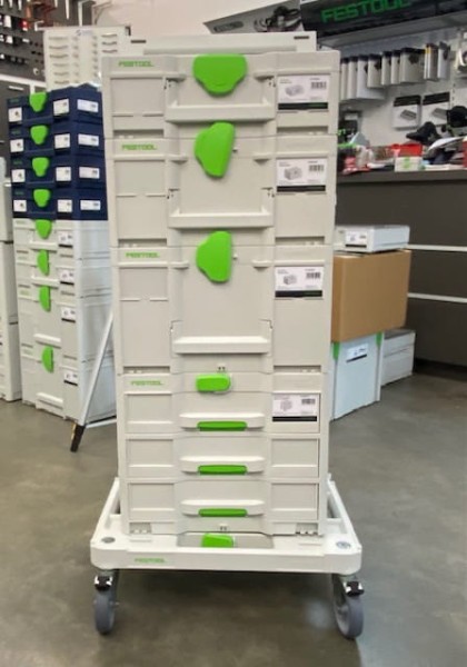Zestaw Systainery Sys3 + wózek sys-rb festool